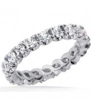  1.40 ct Round cut Diamond Eternity Wedding Band, 0.07 ct Each 